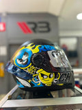 Gray helmet for bikers