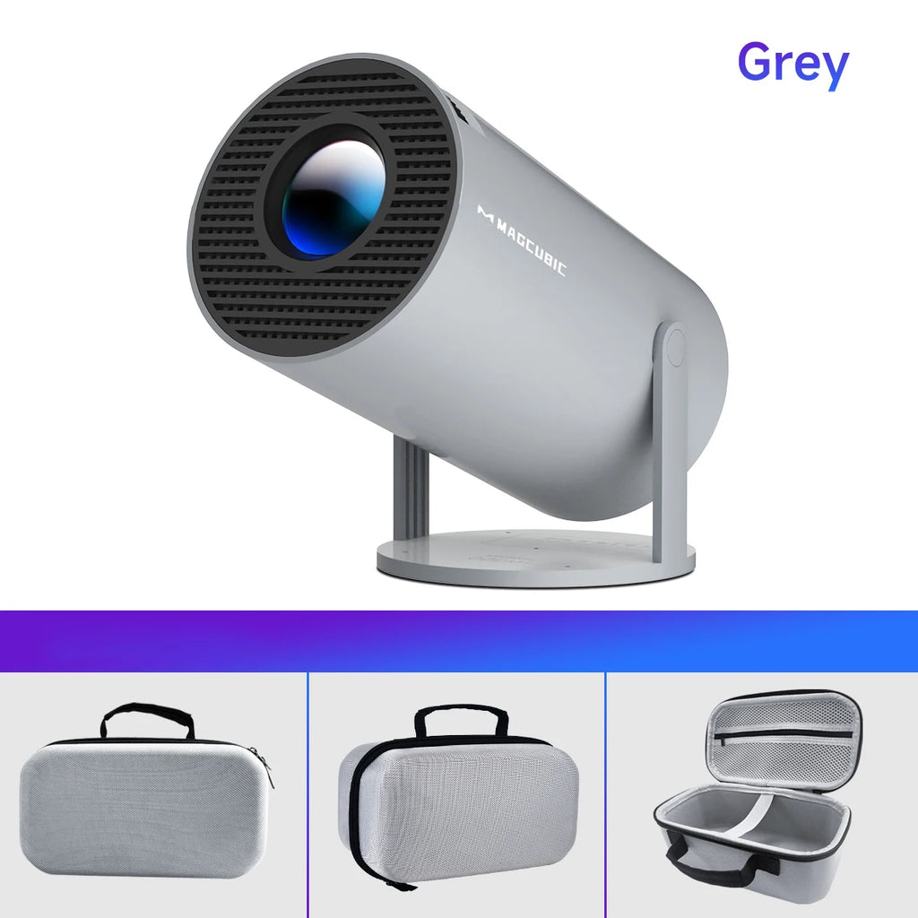 Proyector Portátil 4K Magcubic HY300 Pro – Android 11, WiFi6, Bluetooth 5.0 | Cine en Casa y Exterior