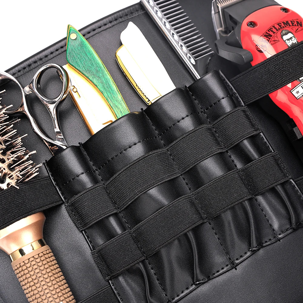 NEW Type Barber Stylish Haircut Tool Storage Chest Bags Leather Fashionable Functional Chest Rigs Bag For Salon Portable
