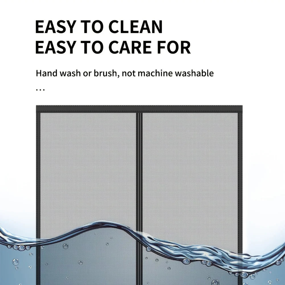 Mosquito Net Door Curtain Screen Magnets Mesh Magnetic Window Curtains Anti Fly Insect Sandfly Mosquitoes Home House Bedroom