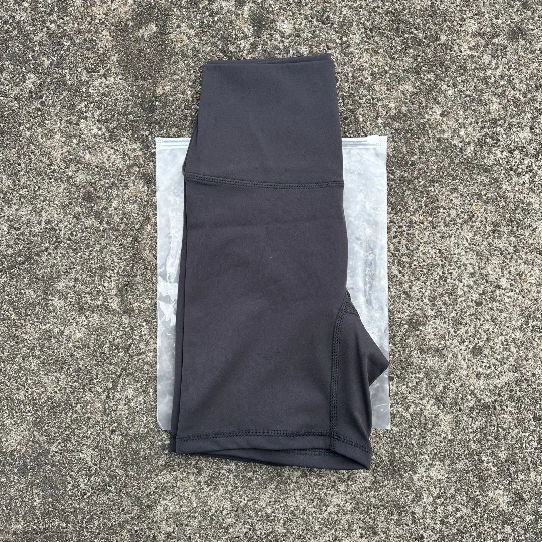 Solid Color Women Fitness Sports Short High Waist Yoga Short Leg Cycling Comprehensive Training Jog Squat Proof Internal Pocket