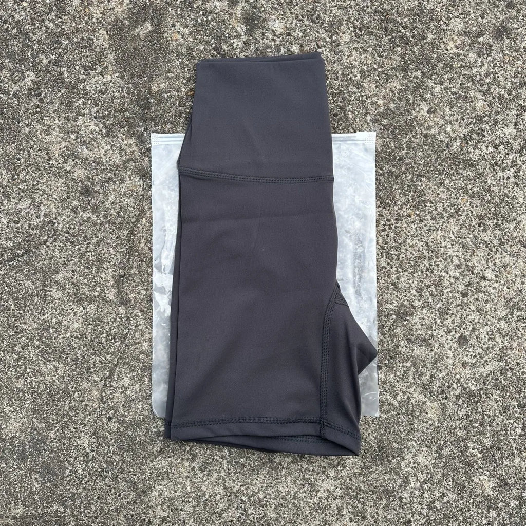 Solid Color Women Fitness Sports Short High Waist Yoga Short Leg Cycling Comprehensive Training Jog Squat Proof Internal Pocket