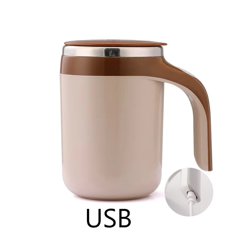 Taza Mezcladora Eléctrica Automática — Café, Leche y Bebidas