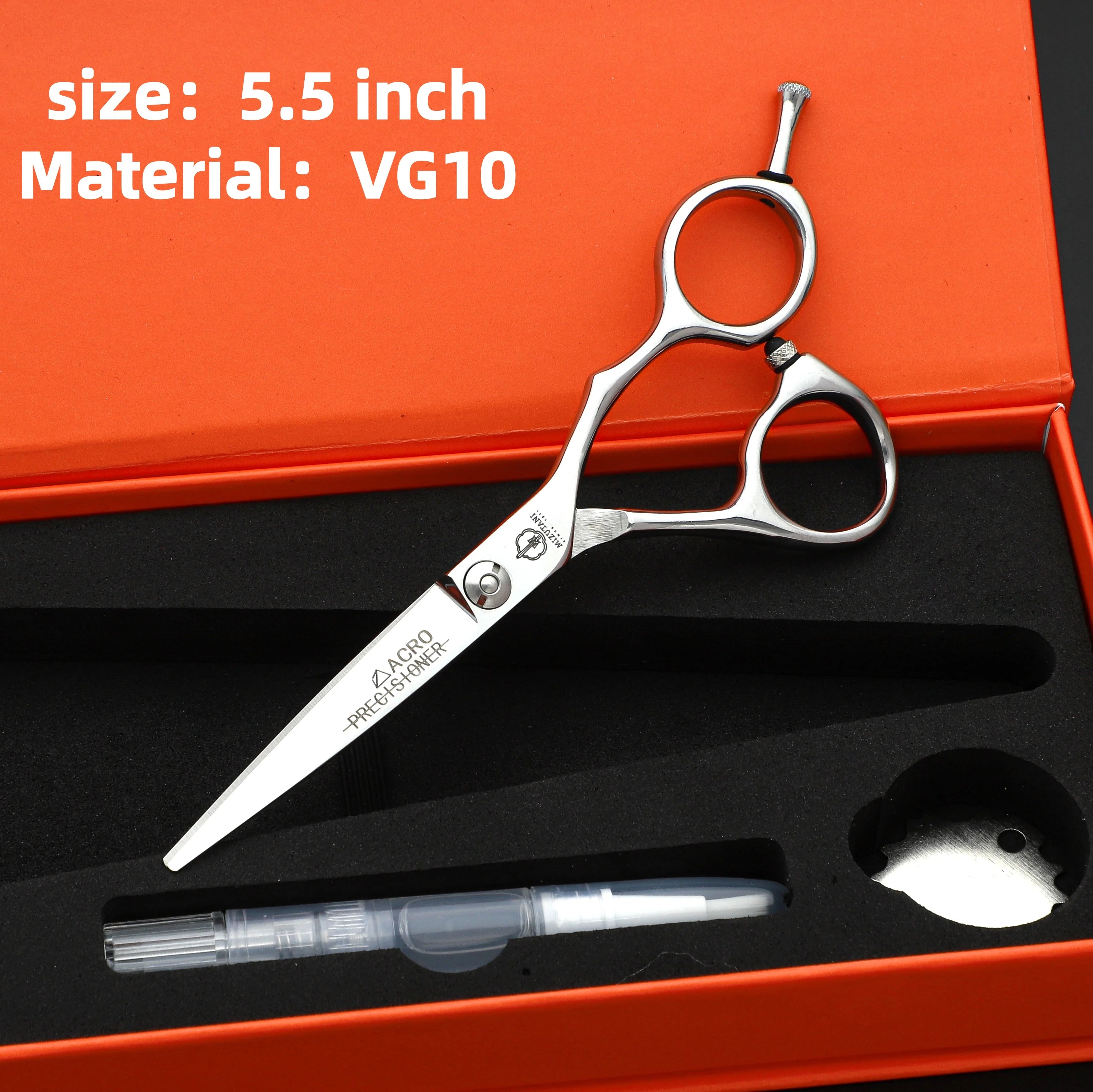 Hairdressing Scissors Professional Barber Scissors 6.0 Inch Scissors VG10 Material Professional Barber Scissors