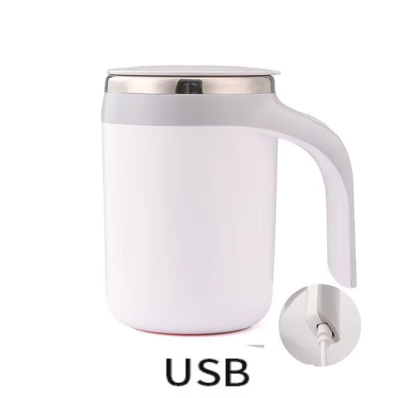 Taza Mezcladora Eléctrica Automática — Café, Leche y Bebidas