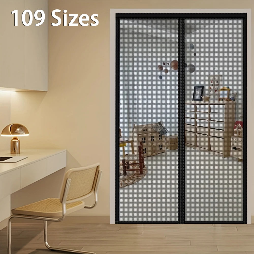 Mosquito Net Door Curtain Screen Magnets Mesh Magnetic Window Curtains Anti Fly Insect Sandfly Mosquitoes Home House Bedroom