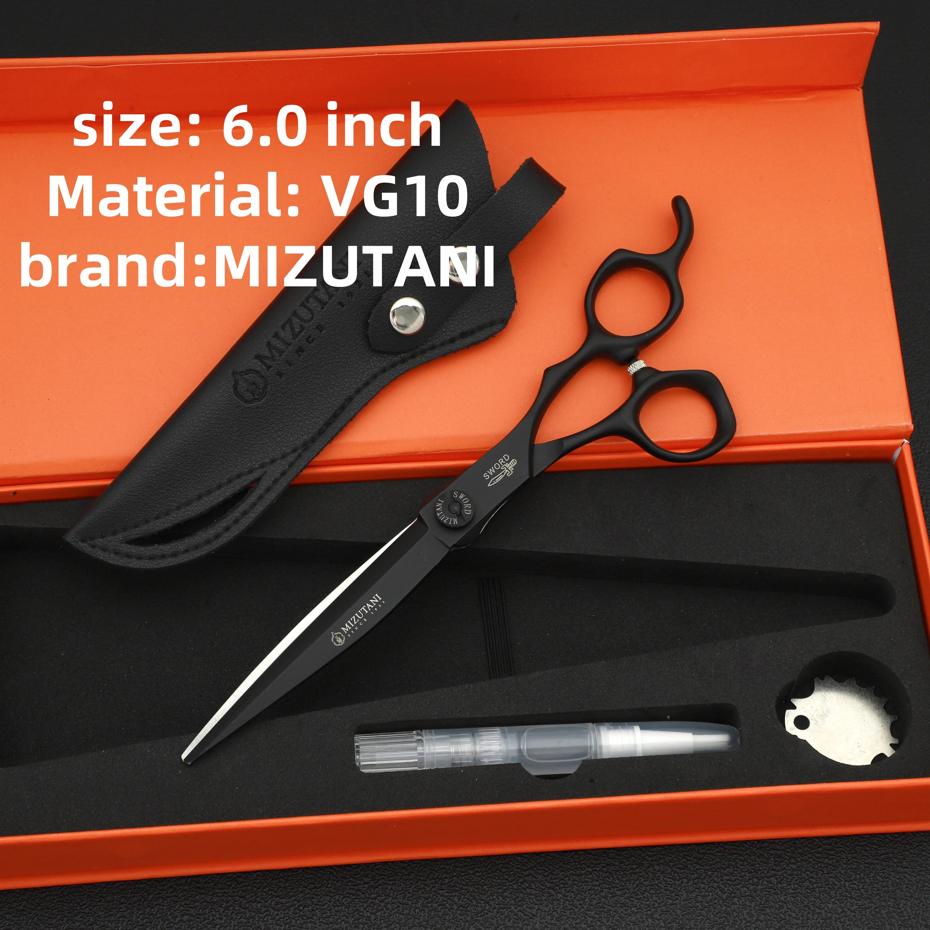 Hairdressing Scissors Professional Barber Scissors 6.0 Inch Scissors VG10 Material Professional Barber Scissors