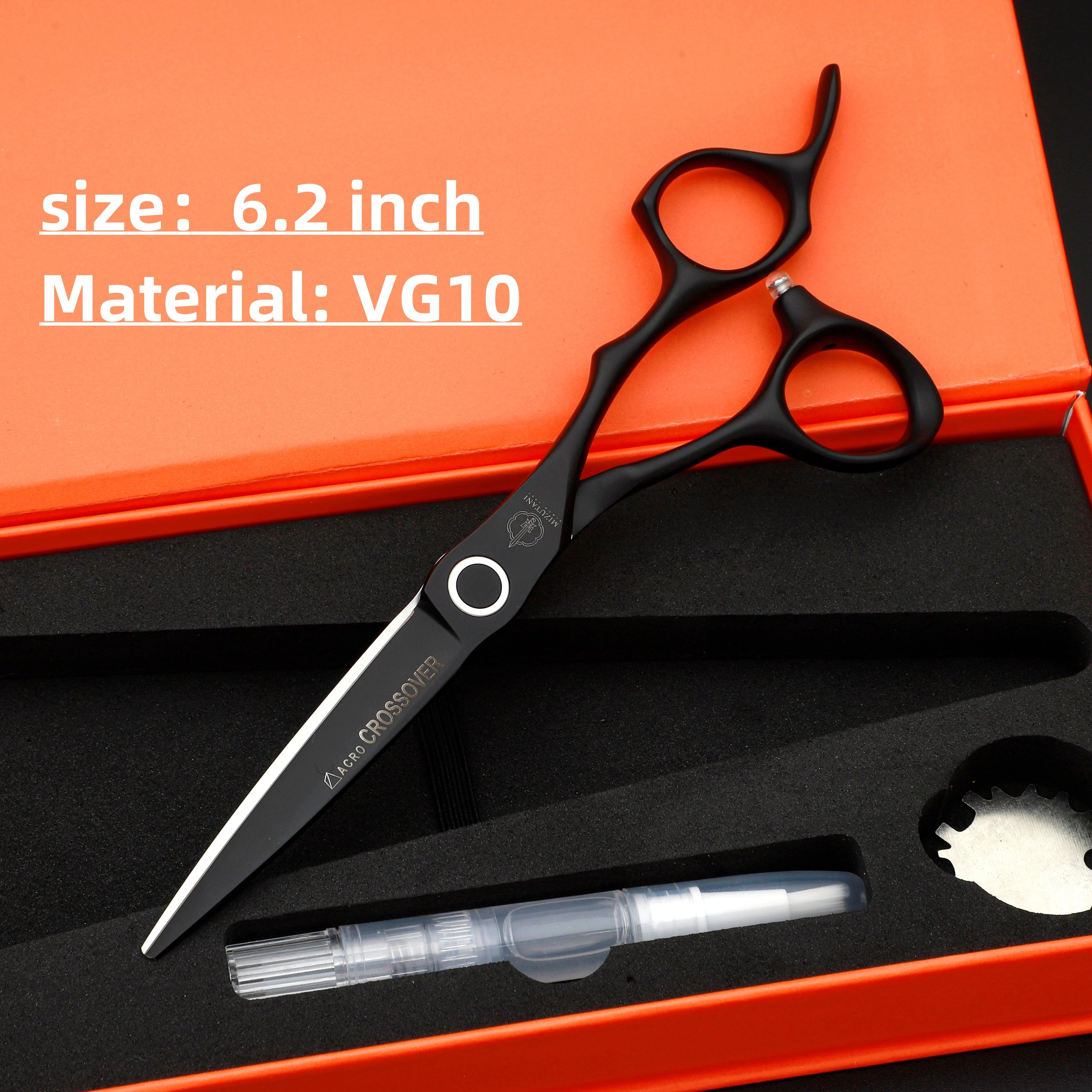 Hairdressing Scissors Professional Barber Scissors 6.0 Inch Scissors VG10 Material Professional Barber Scissors