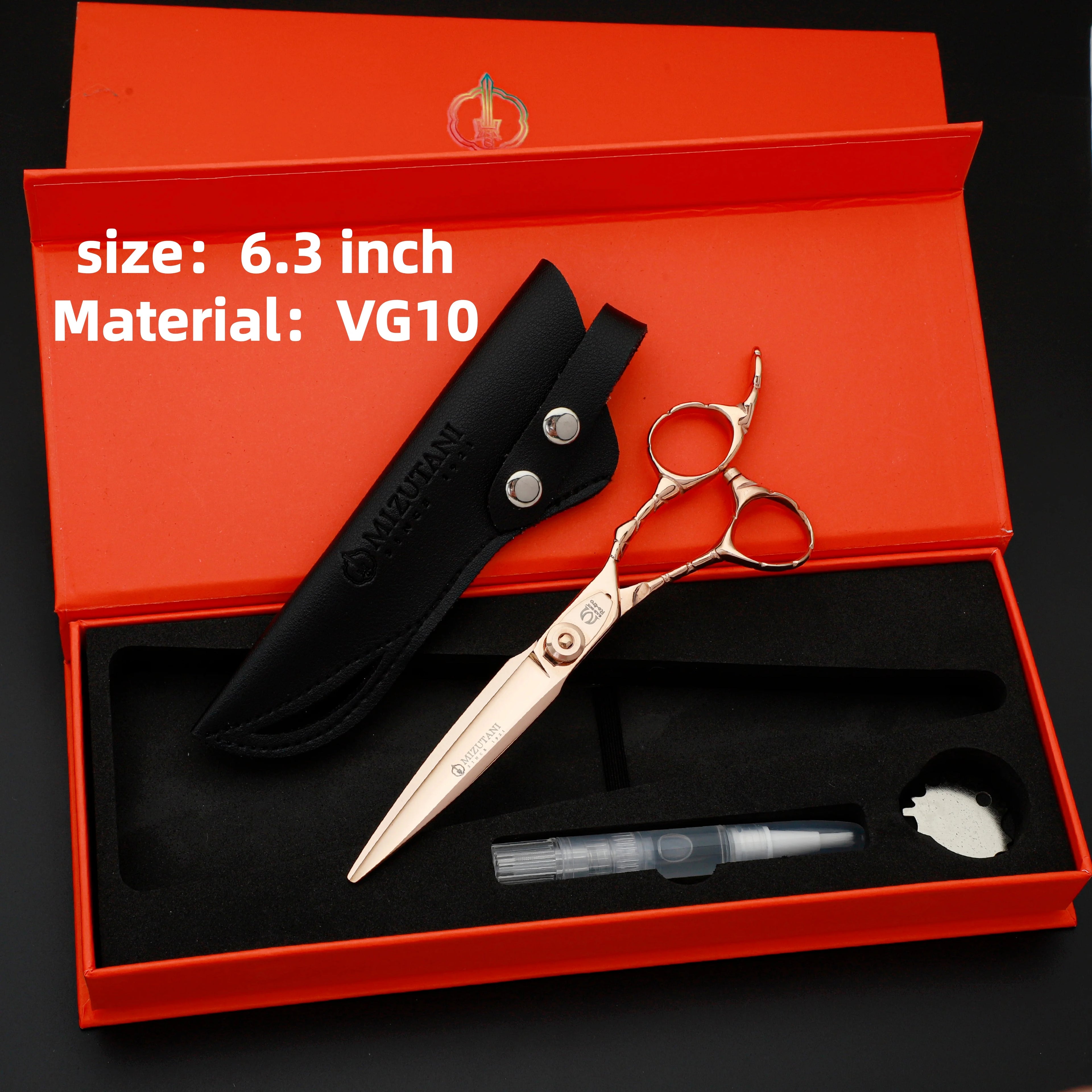 Hairdressing Scissors Professional Barber Scissors 6.0 Inch Scissors VG10 Material Professional Barber Scissors