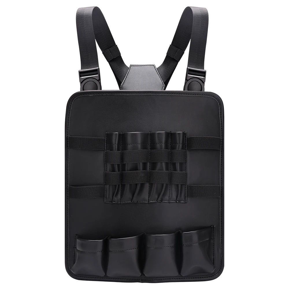NEW Type Barber Stylish Haircut Tool Storage Chest Bags Leather Fashionable Functional Chest Rigs Bag For Salon Portable
