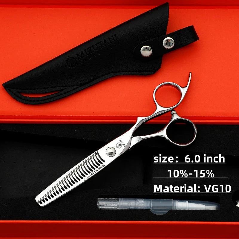 Hairdressing Scissors Professional Barber Scissors 6.0 Inch Scissors VG10 Material Professional Barber Scissors