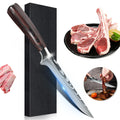 6 Inch Boning Knife Barbecue Knife High Carbon Butcher Knife Pakka Stainless Steel Wooden Handle Filleting Knives for Meat Cut