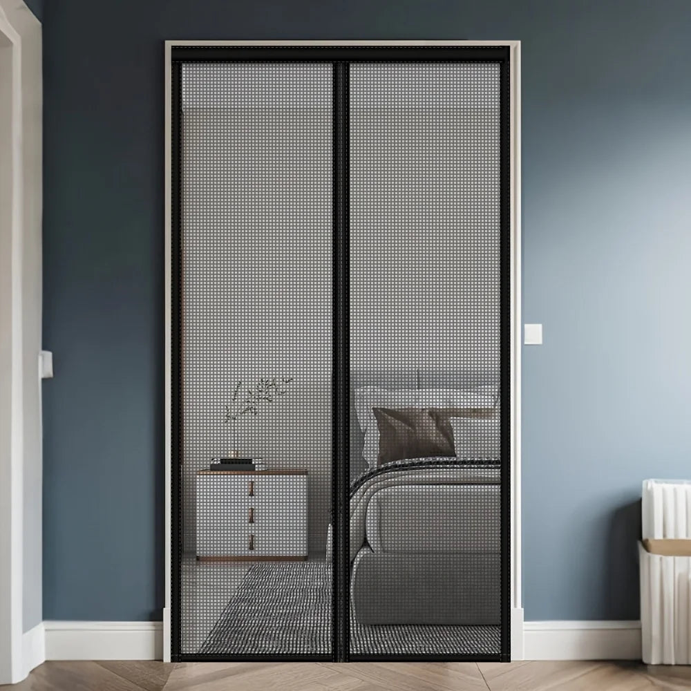 Mosquito Net Door Curtain Screen Magnets Mesh Magnetic Window Curtains Anti Fly Insect Sandfly Mosquitoes Home House Bedroom
