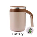 Automatic Mixing Cup Portable Magnetic Coffee Mug The Wireless Stainless Steel Electric Stirring Cup Coffee Milk Fruits Cup