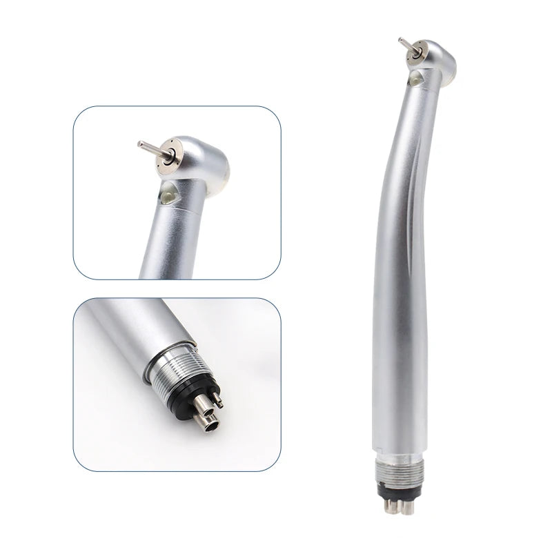 LED Dental High Speed Handpiece Dentist Tips Air Turbine B2 M4 Push Button Ceramic Bearing Handpiece