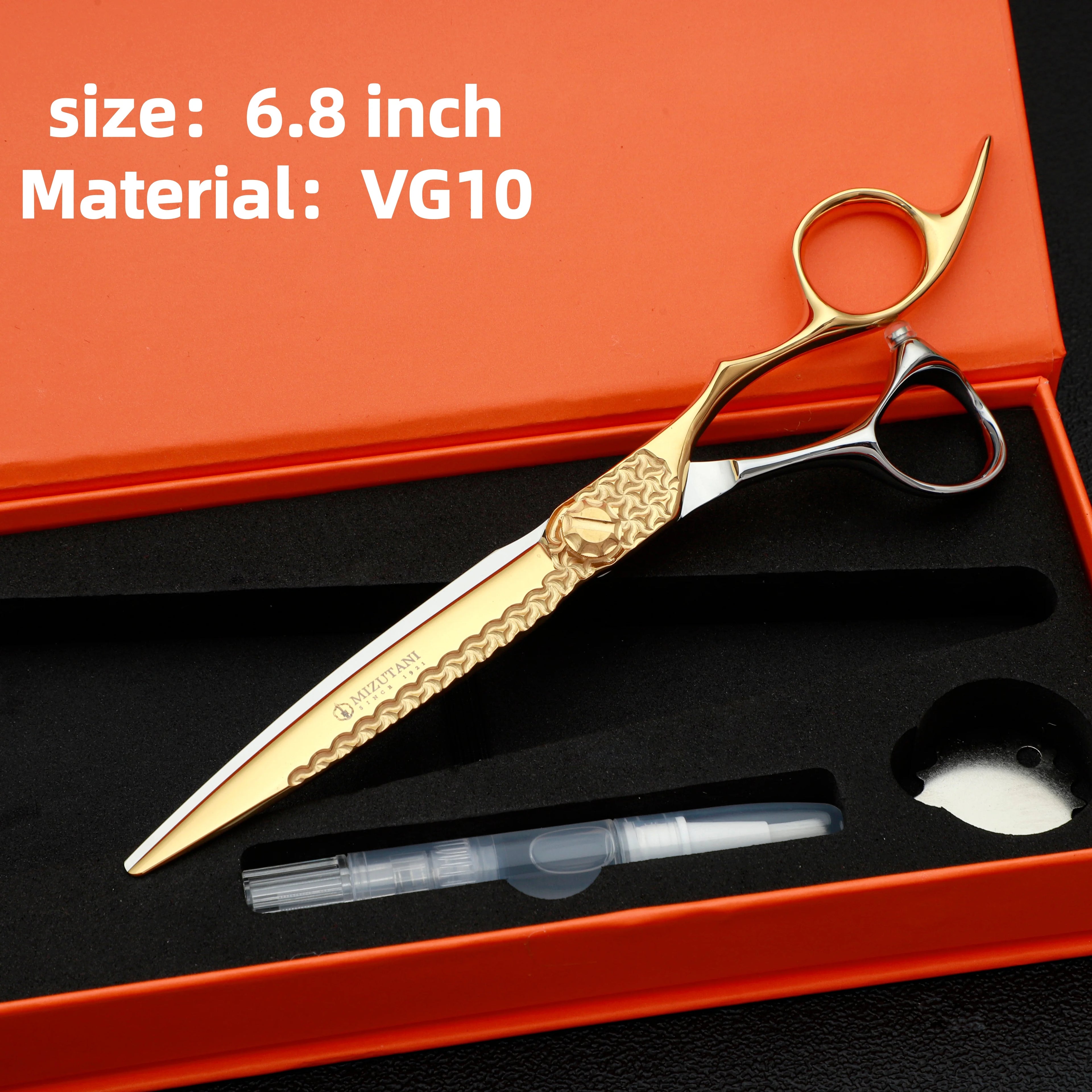 Hairdressing Scissors Professional Barber Scissors 6.0 Inch Scissors VG10 Material Professional Barber Scissors